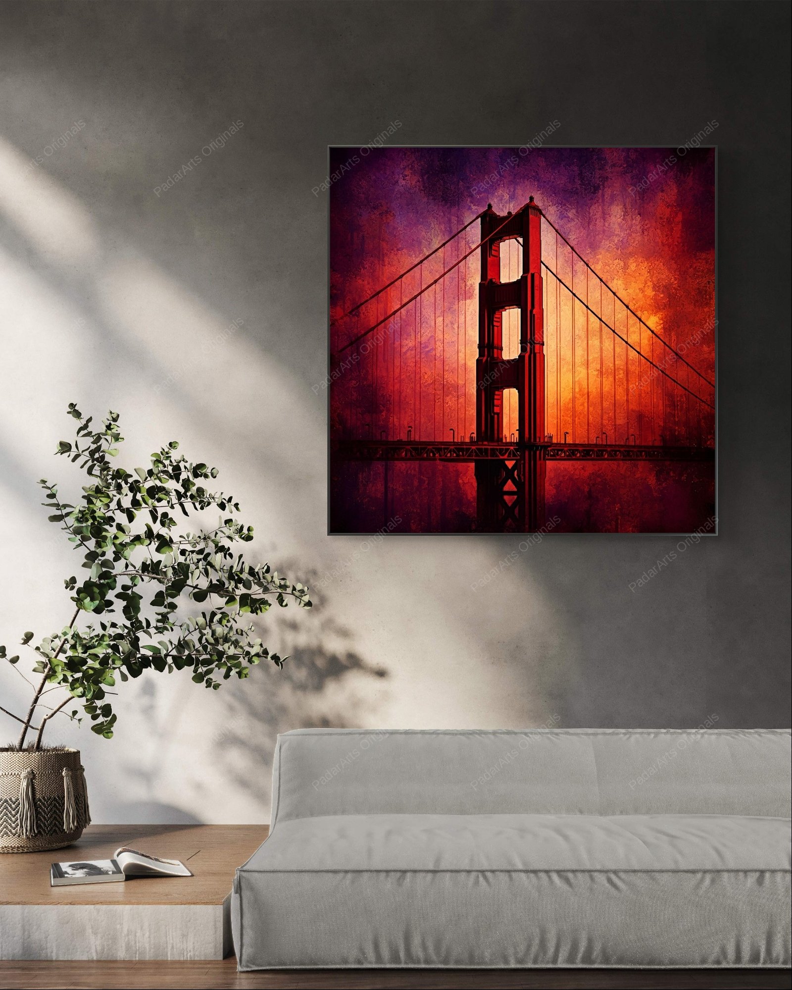 Abstract expressionist by human-ai gallery PadarArts