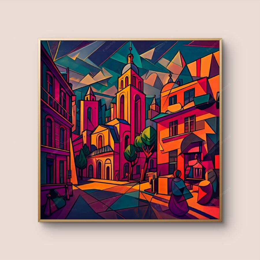 Cubist and abstract by human-ai gallery PadarArts