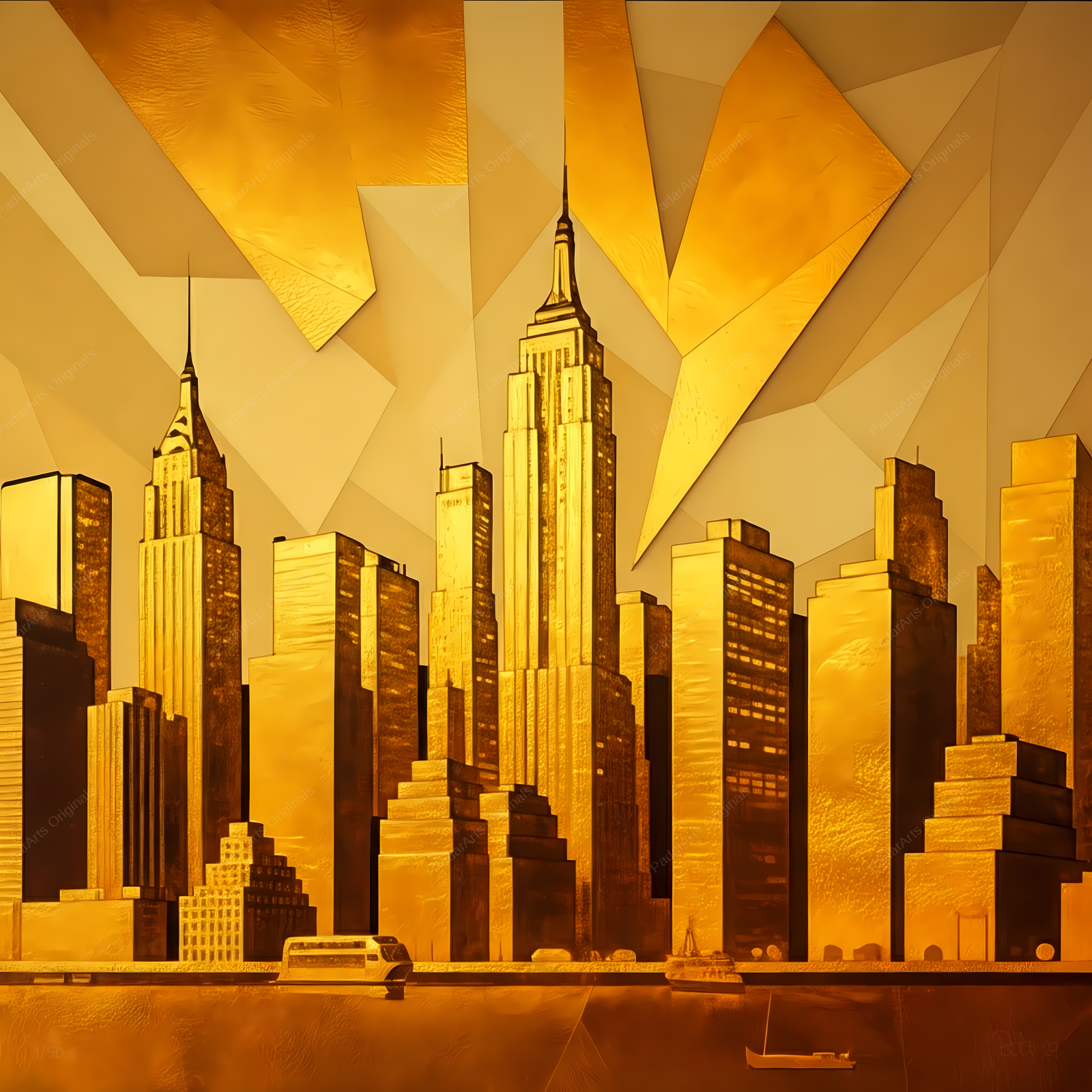 Cubist - NYC - by human-ai gallery PadarArts