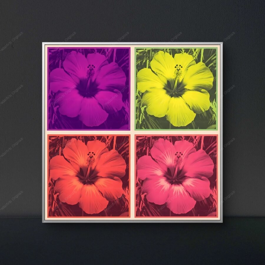 Pop art and diptych by human-ai gallery PadarArts