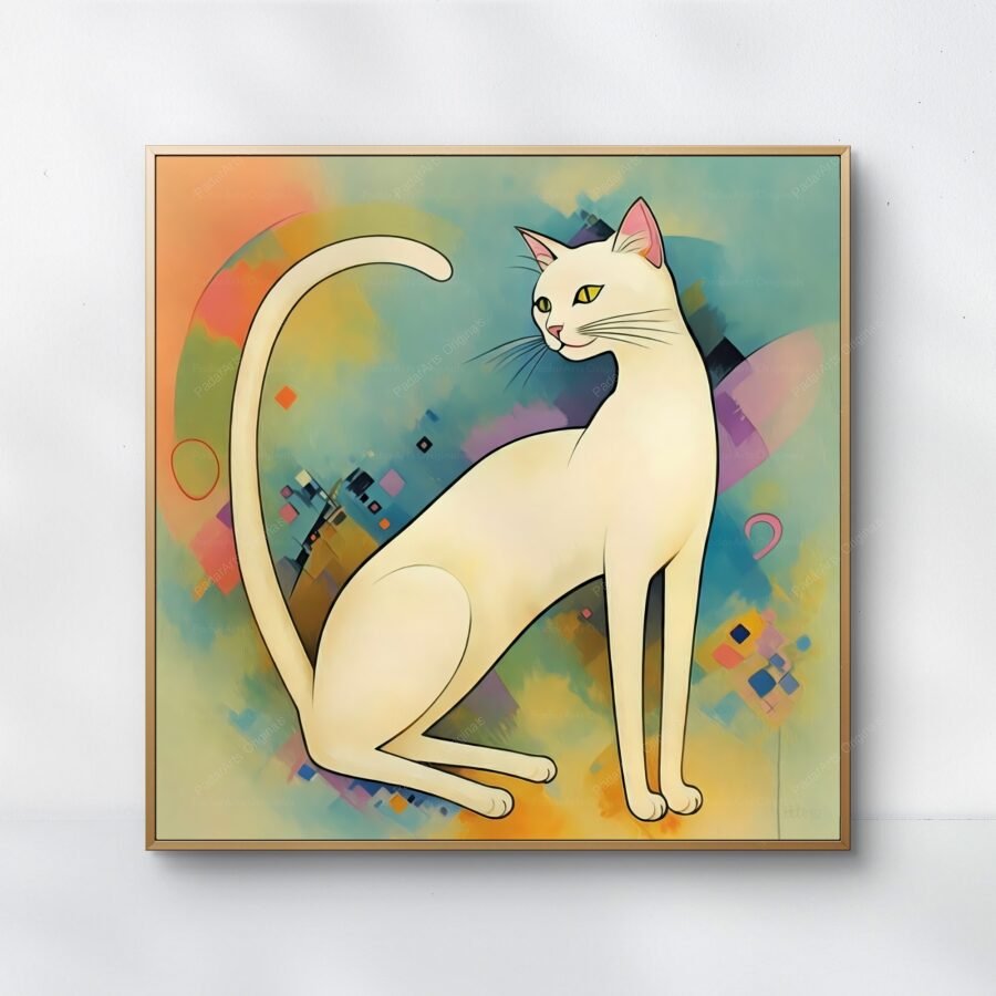 Abstract - tribute to Kandinsky - by human-ai gallery PadarArts